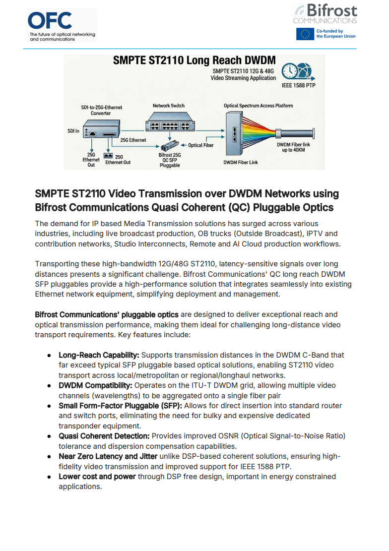 Documentation · Bifrost Communications